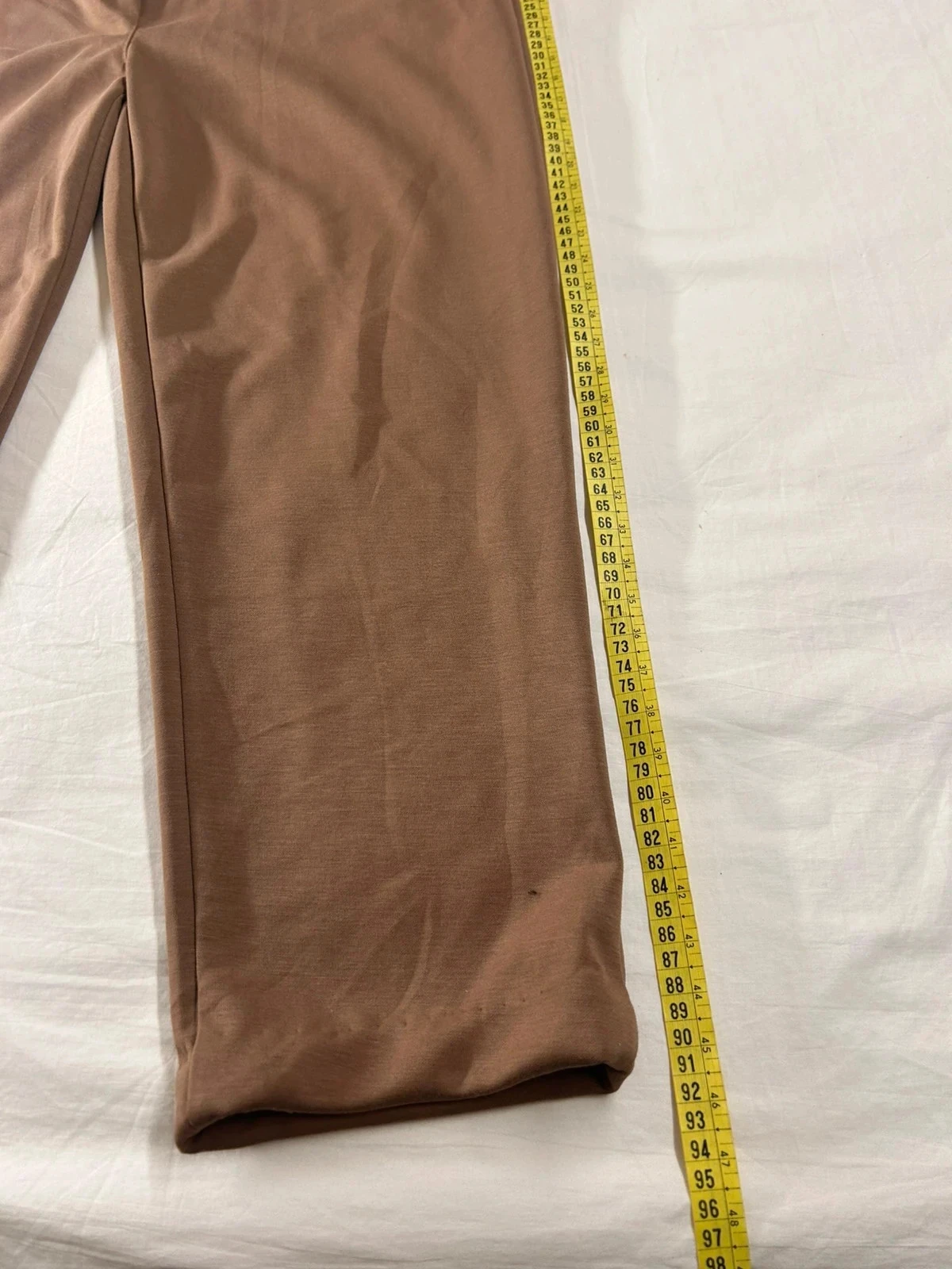 Bruine beige wijde broek comptoir de mode – photo 4